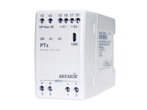 Secure1ph Multifunction Transducer, Accuracy Class 0.2, Output 2, Single Phase, Transducer, Output 2 - PT1 XX1-15F