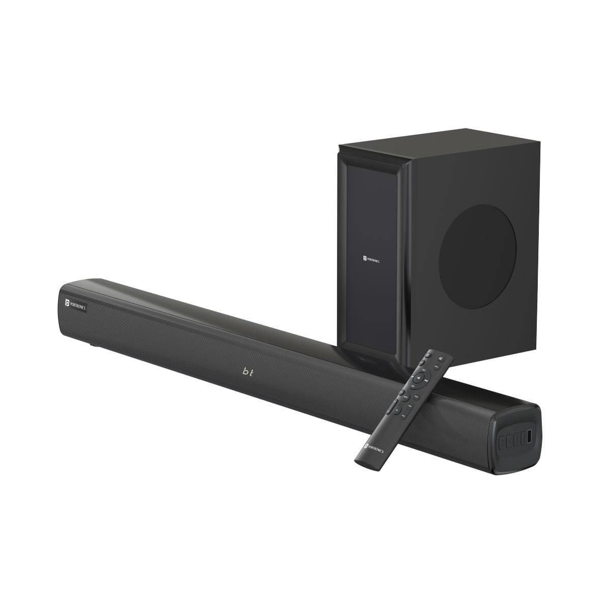 PORTRONICS-Pure Sound 102 with 160W Soundbar Wireless Subwoofer