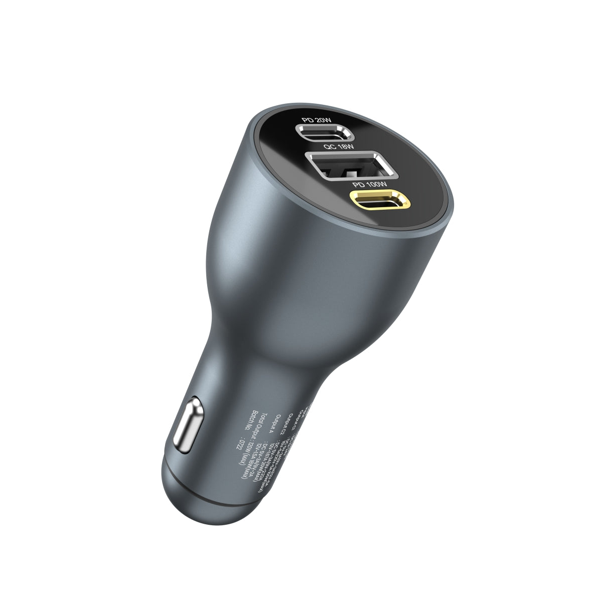 PORTRONICS-Car Charger with 3 Port
