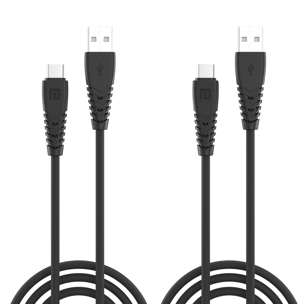 PORTRONICS-2 Cables Combo of Konnect Core Type C