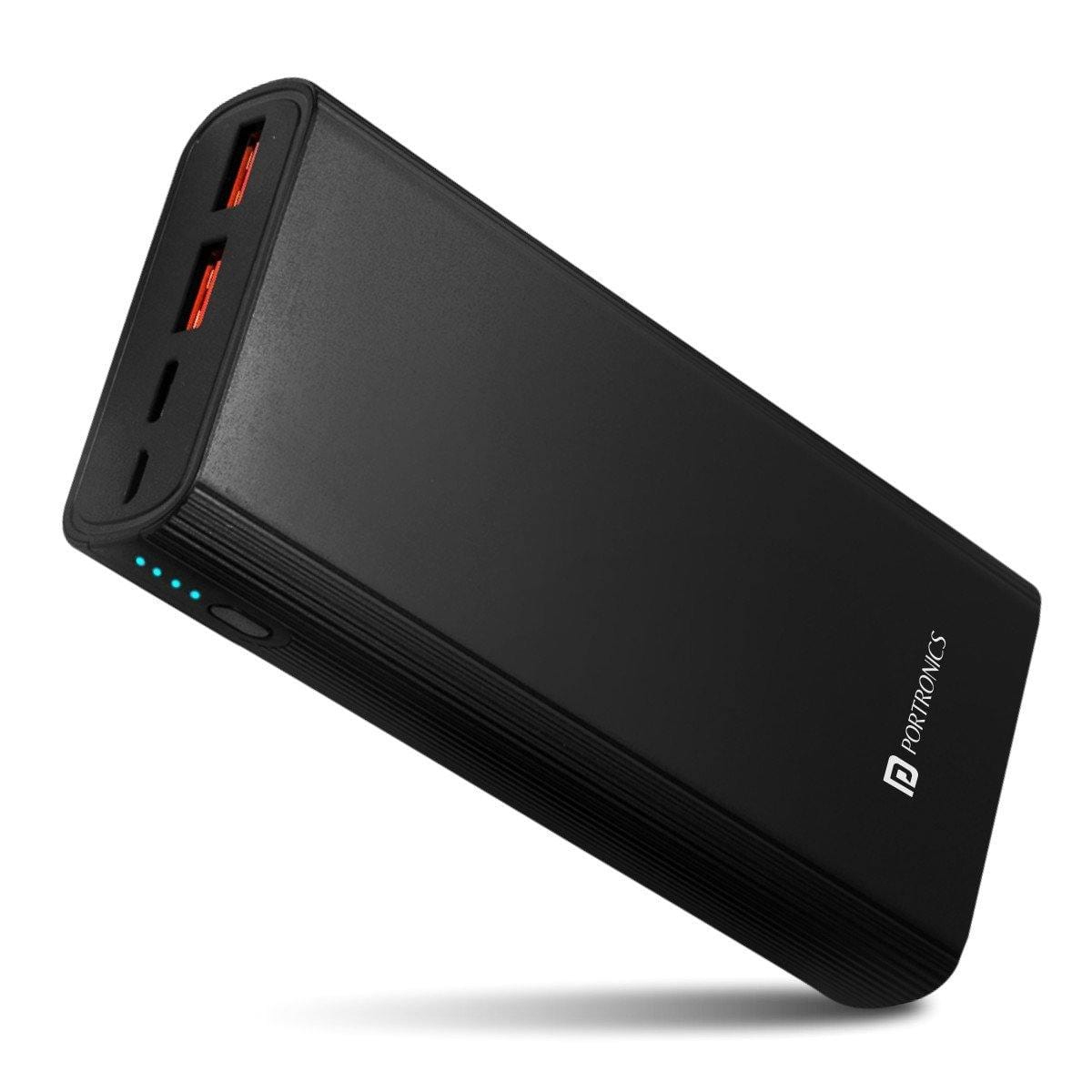 PORTRONICS-Power M 20K- Power Bank 3 Charging Ports