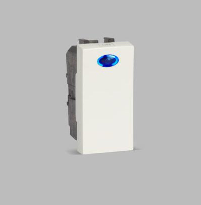 ABB IIS11610 BL 16A 1 way switch- Ivie-Euro White-1SYK100001A1006