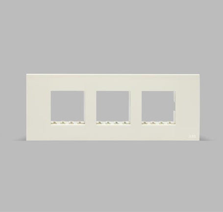 ABB IIP0683 BL 6M Plate- Ivie-Euro White-1SYK100001A1076