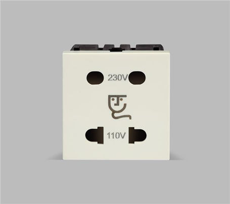 ABB IIM2SVSK AN Shaver Socket- Ivie-Anthrecite Grey painted-1SYK100001A1257