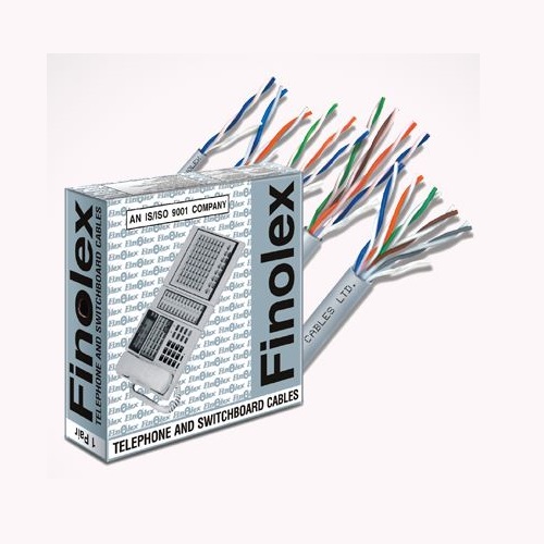Finolex 0.4 mm 5 Pair PVC Unarmoured Telephone Cable-31040053