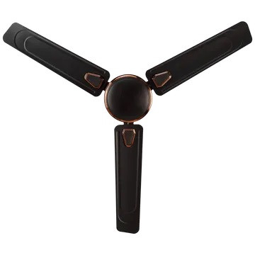 BAJAJ Economy Deco 120cm Sweep 3 Blade Ceiling Fan (Copper Motor, 251401EE, Choko Brown)