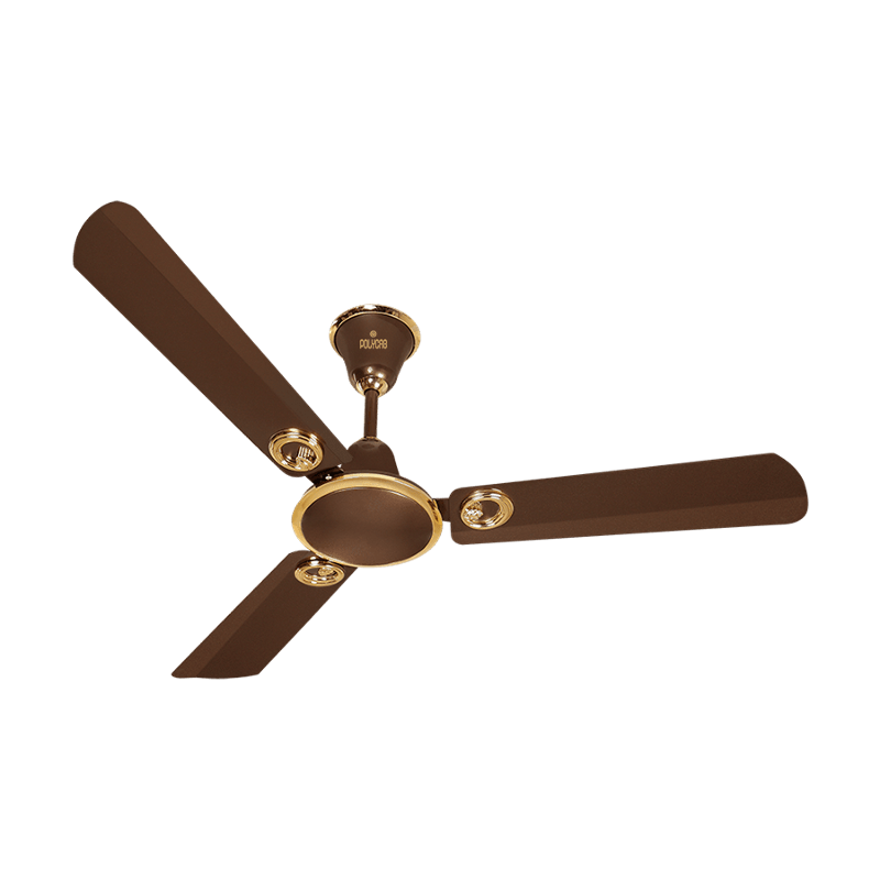Polycab Elanza Plus 52W 280rpm Pearl Brown Ceiling Fan, Sweep: 1200 mm