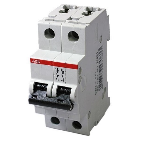 ABB SB202 M-D63 63A 10kA Double Pole MCB, 1SYS272012R0631