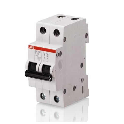 ABB SB202 M-C63 63A 10kA Double Pole MCB, 1SYS272012R0634