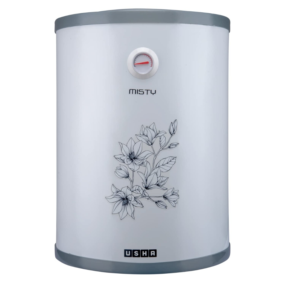 Usha Misty 25 Ltr 2000-Watt 5 Star Storage Water Heater (Grey Magnolia)