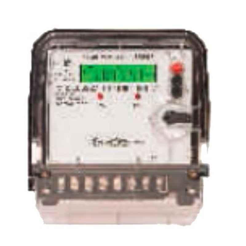 L&T ER300P 20-100A 3 Phase LCD 4 Wire kWh Meter, WR301BC8D10