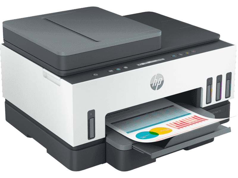 HP-Smart Tank 750 Wi Fi Duplexer All-in-One Printer with ADF and Smart Guided Button