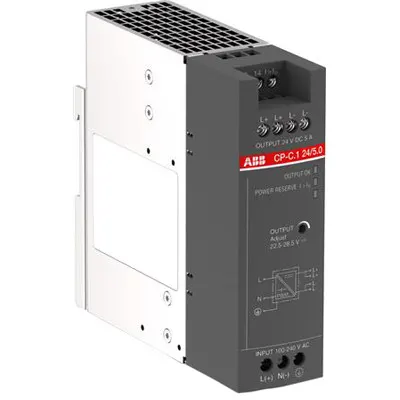 ABB Power Supply - 1SVR360563R1001?CP-C.1 24/5.0 100-240 V AC- 90-300 V DC/24 V DC / 5 A