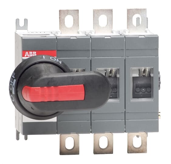 ABB 3P Pole Screw Mount Switch Disconnector - 1600A Maximum Current, 1200kW Power Rating, IP00, IP65