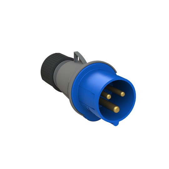ABB, Easy & Safe IP44 Blue Cable Mount 2P+E Industrial Power Plug, Rated At 16A, 200 → 250 V-2CMA101947R1000