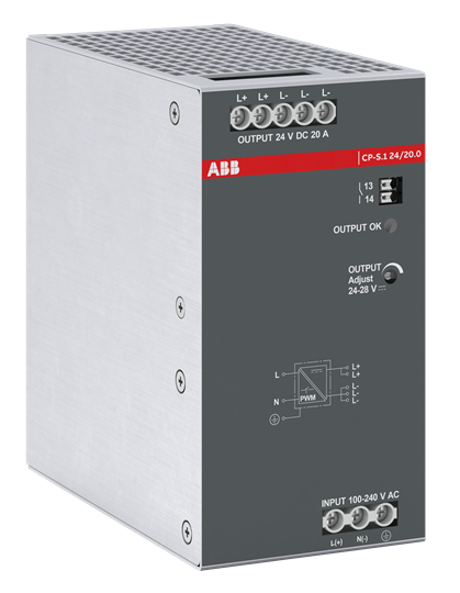 ABB-1SVR320861R1000 ABB CP-S.1 24/40.0 Source of alim.24Vdc /40A