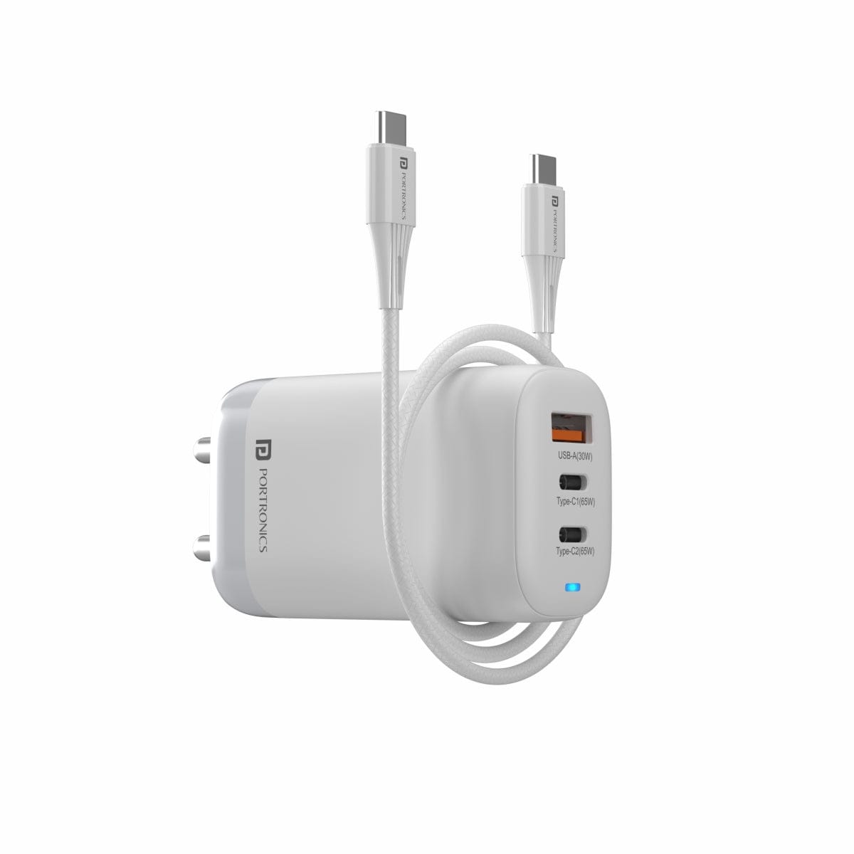 PORTRONICS-Adapto 65X Charger Your Laptops & Mobile