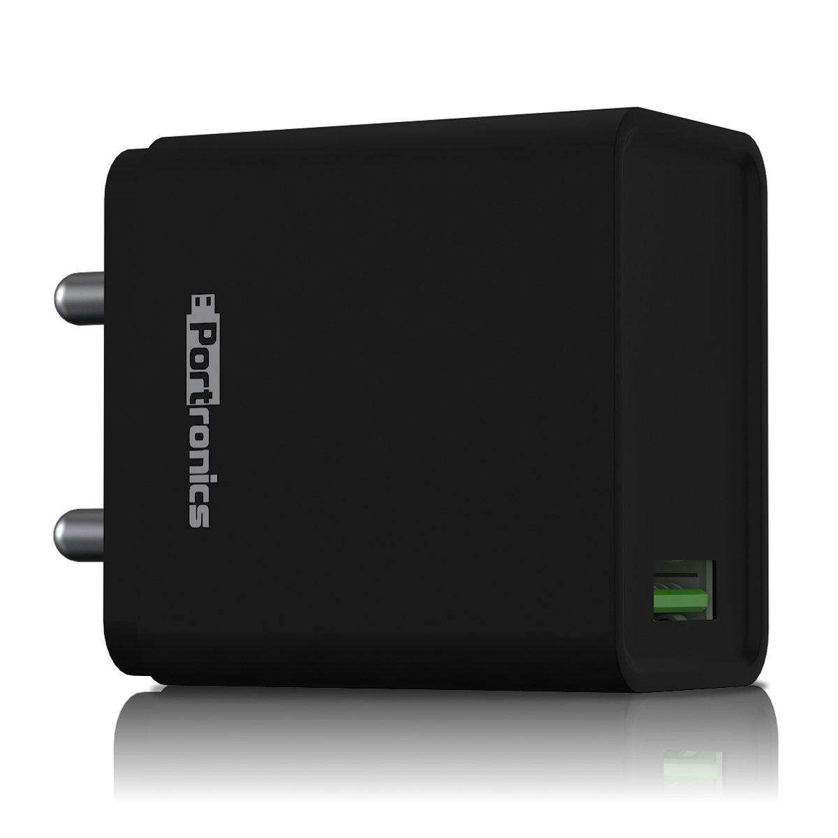 PORTRONICS-3A Quick Charger with Single USB Port