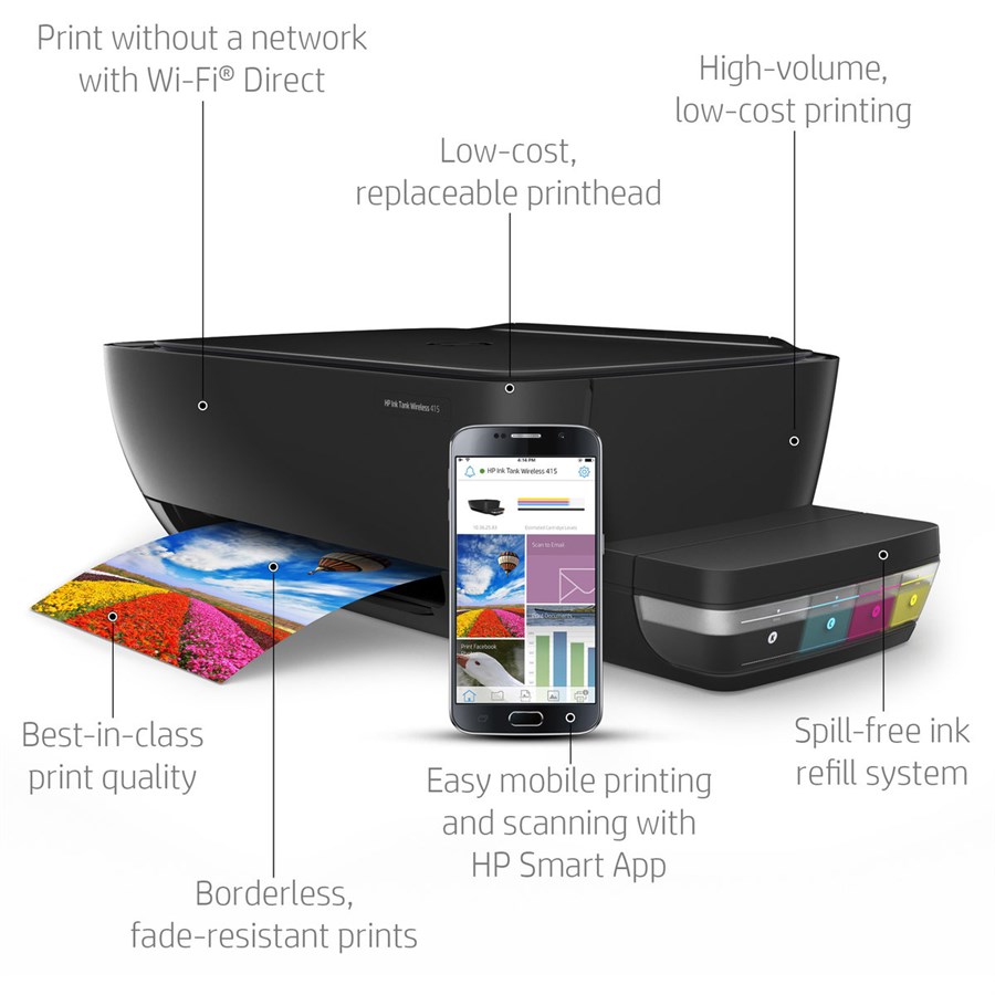 HP-Ink Tank 415 printer