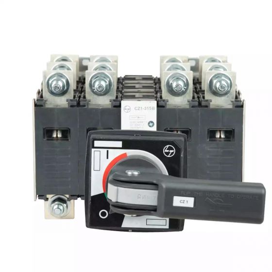 L&T CZ Bypass Switches, 4P, Open Execution with extended handle - CK90813OOOO