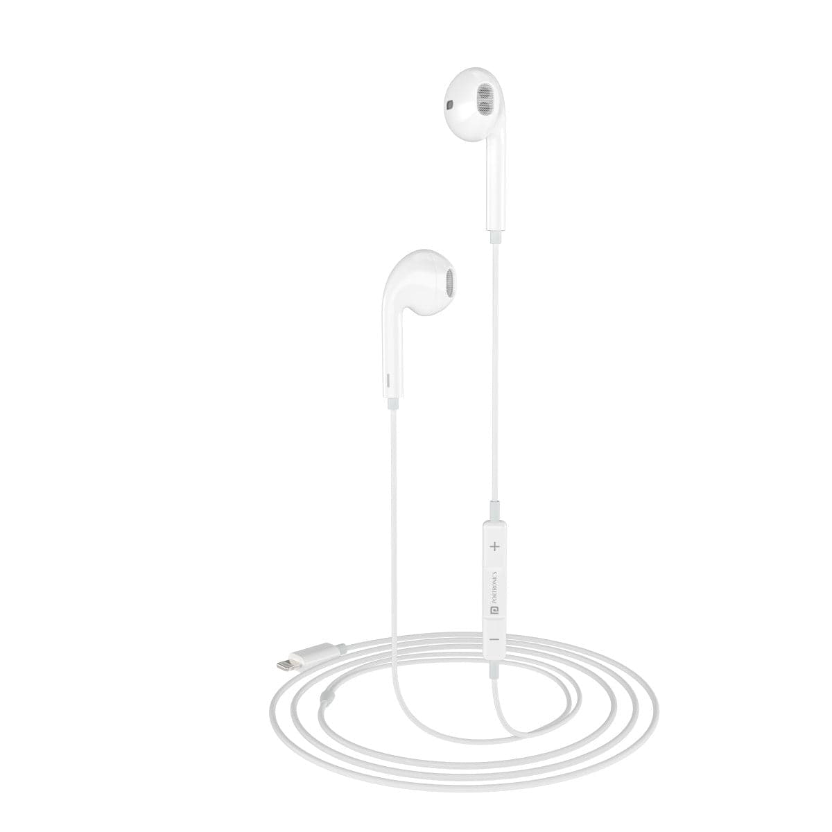 PORTRONICS-Earphone with 8 Pin Charging Port