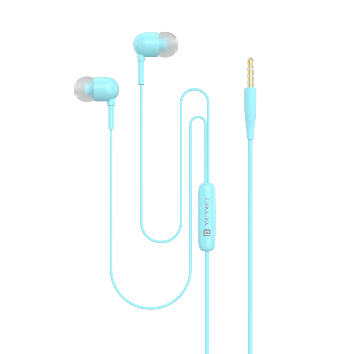 PORTRONICS-Earphone with 3.5mm Audio Jack