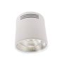 LED COB 15W Cylindrical Surface Mount Downlight White Body Cool White-6000K-CSM15W4K
