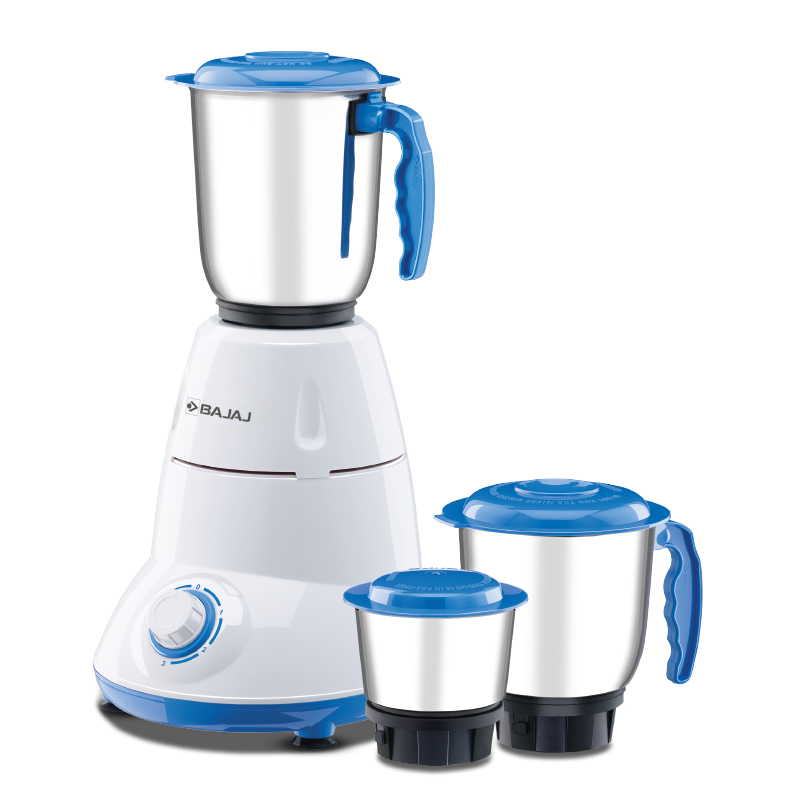Bajaj Bravo Dlx 500 Watts Mixer Grinder With 3 Jars 410175