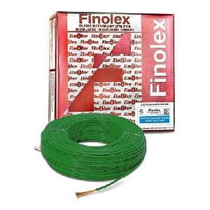 Finolex 6 Sq mm 100 m Single Core Green PVC Insulated Flexible Unsheathed Cable-14207