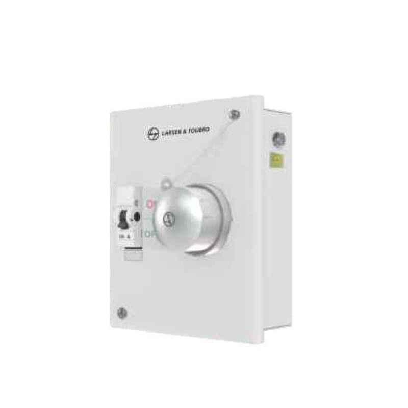 L&T 20A 3 Module Double Pole Metal Plug & Socket Distribution Board, DBMPS320SD