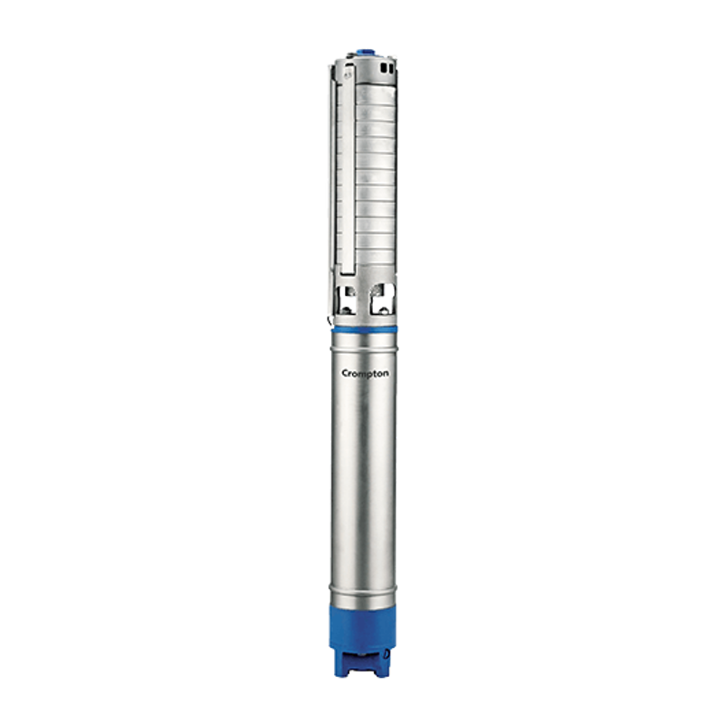 Crompton 5CSS 10HP Three Phase Stainless Steel Water Filled Submersible Pump, 5CSSF5-1075, Head: 75-405 m