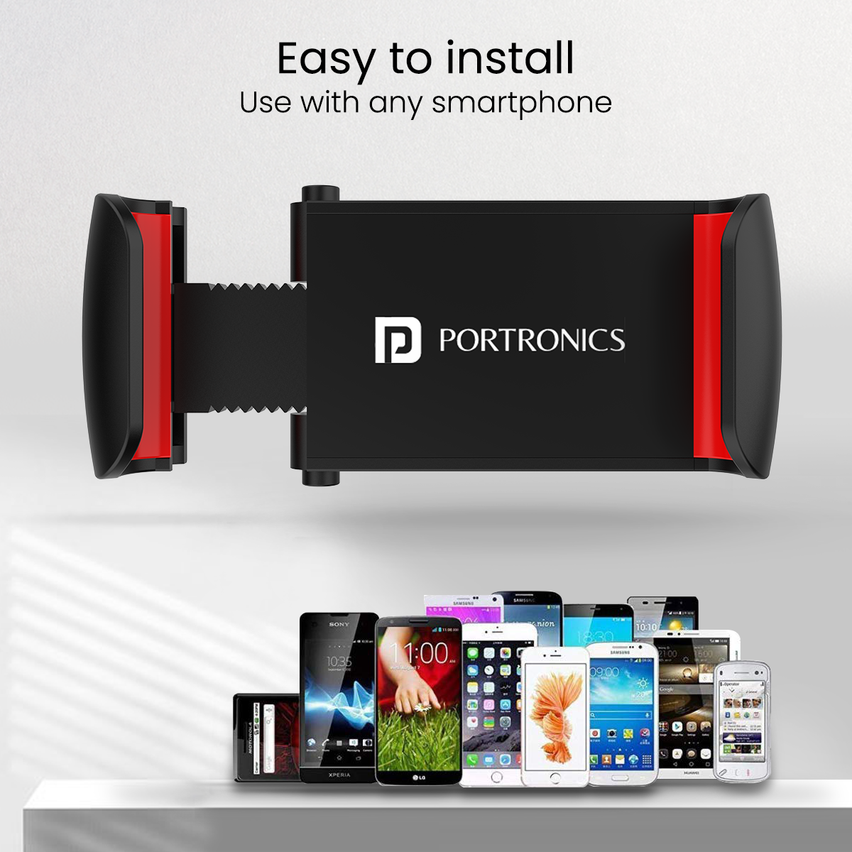 PORTRONICS-Clamp 2 Strong Grip Phone Stand