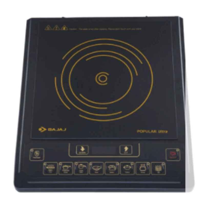 Bajaj 1400W Black Popular Ultra Induction Cooker, 740069