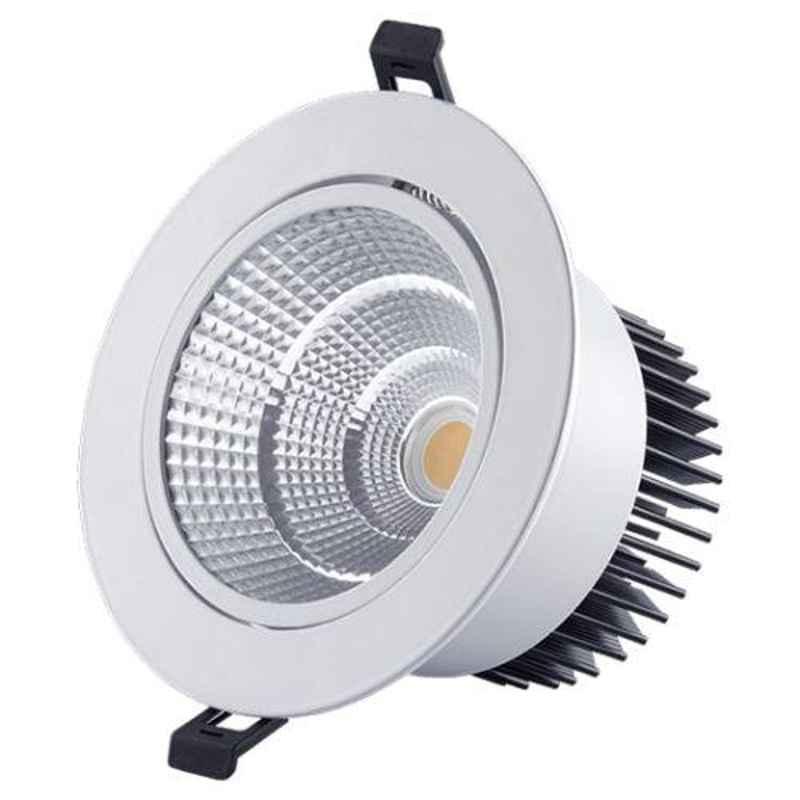 Crompton Fame Spot 50W Warm White Indoor Lighting, CDR-215-50-30/40-SL-NWH (Pack of 8 )