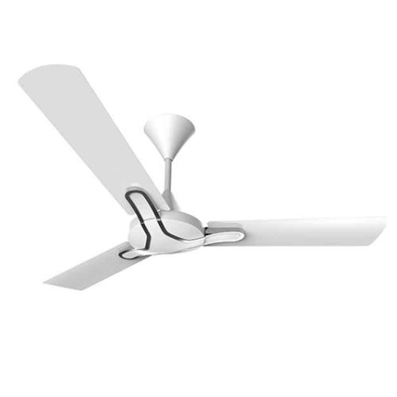Crompton Gianna 75W Pearl White Ceiling Fan, Sweep: 1200 mm