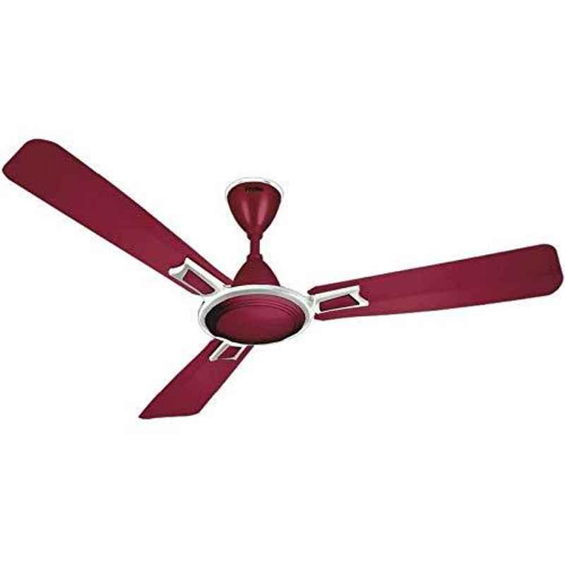 Finolex Cupid Antidust 78W 390rpm Burgundy Silver Ceiling Fan, Sweep: 1200 mm