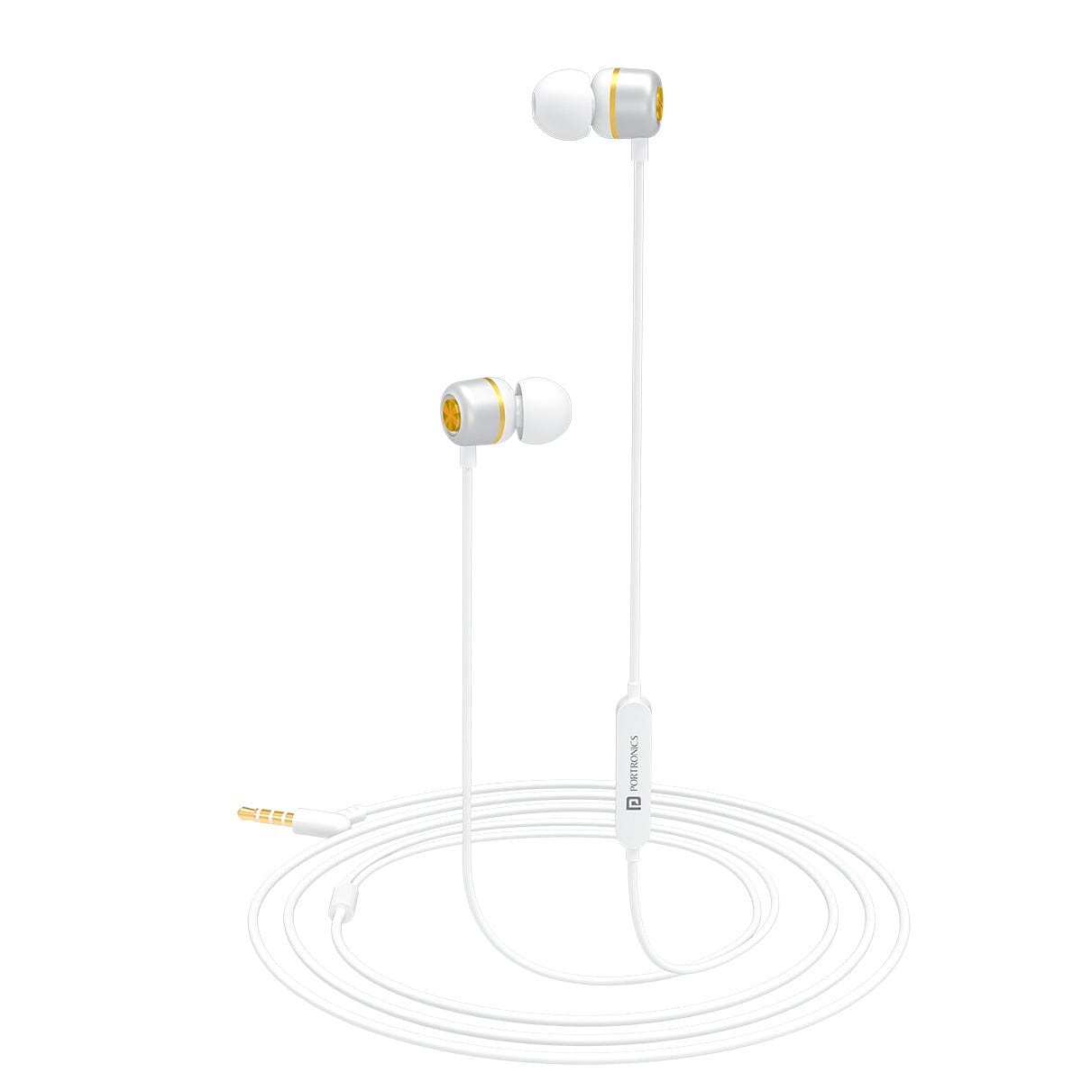PORTRONICS-Earphone with 35mm Audio Jack