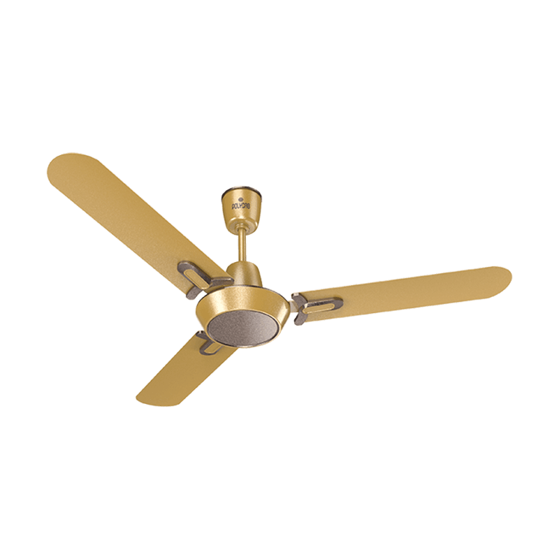 Polycab Regalia 75W 400rpm Pearl Biege Woodland Ceiling Fan, Sweep: 1200 mm