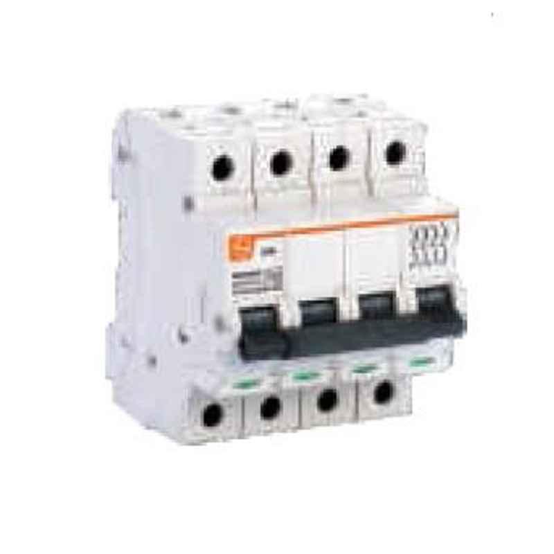 L&T 15kA 63A Four Pole MCB, BB40630D