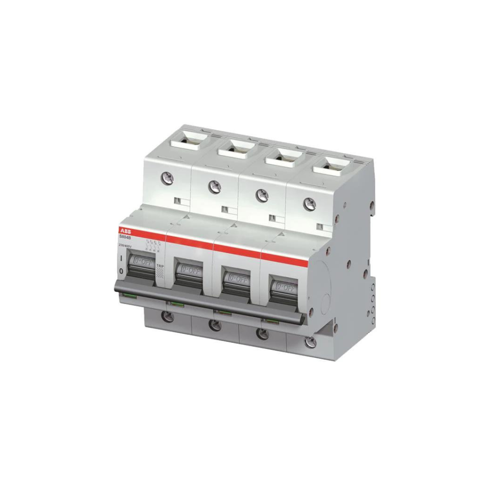 ABB S804B-C40 High Performance Circuit Breaker - S800B - Number of poles 4 -40A - Cage terminal - 2CCS814001R0404