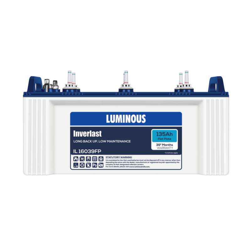 Luminous Inverlast 150Ah Flat Plate Battery, IL 18039FP