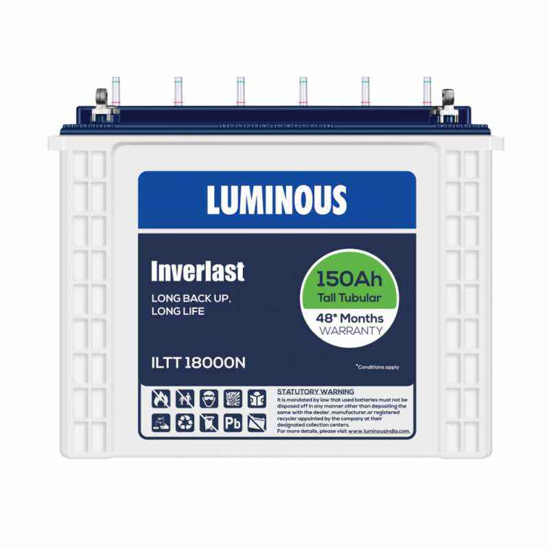 Luminous Inverlast 180Ah Tubular Battery, ILTT 24060