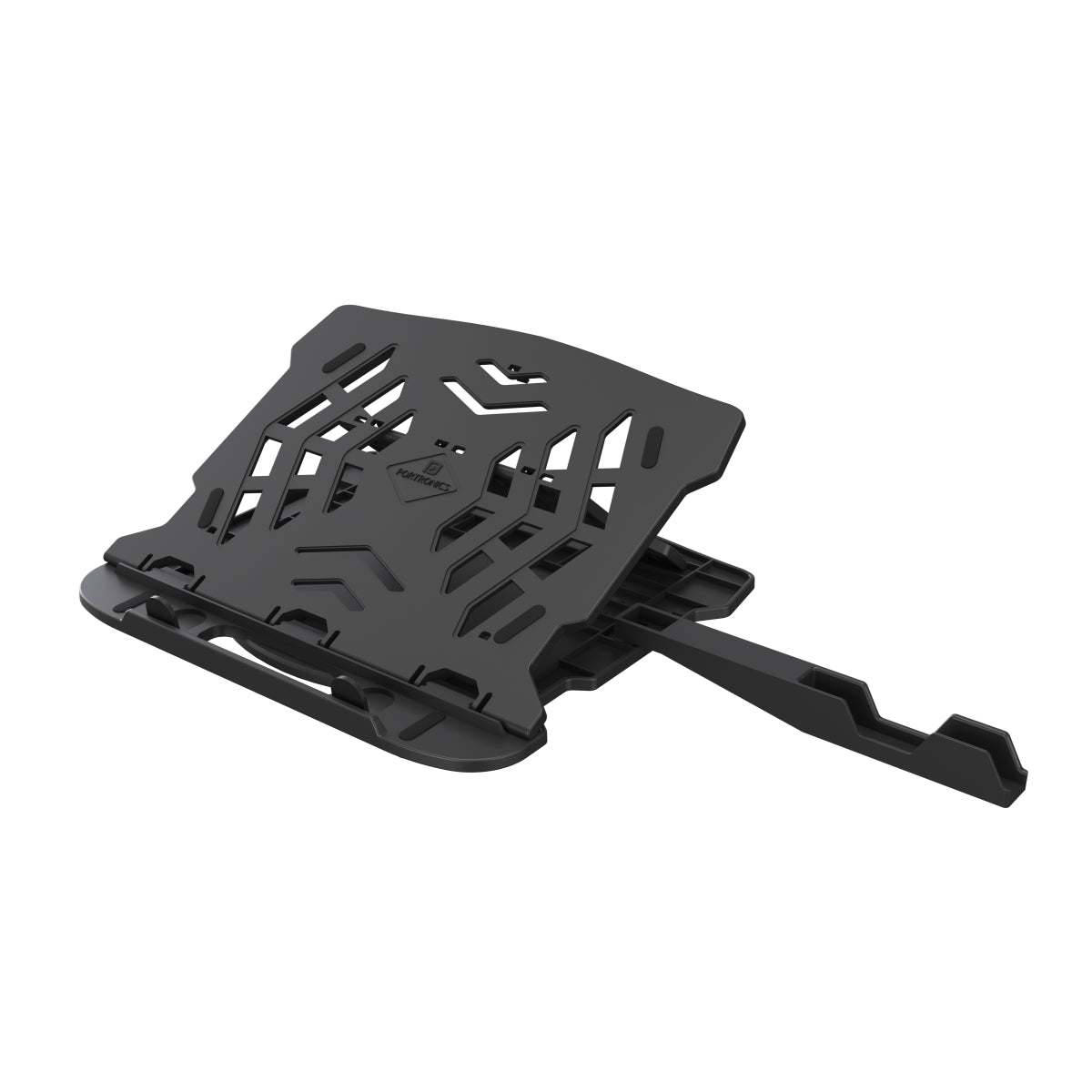 PORTRONICS-Portable-Laptop-Stand-(Black)-With-7-Adjustable-Angles