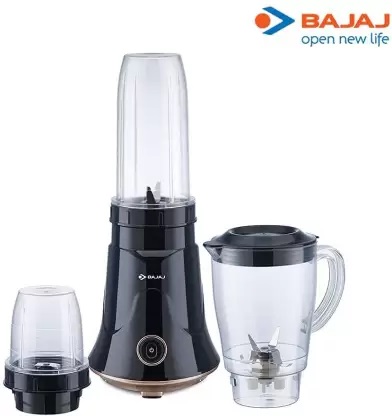 Bajaj NX01 300W Mixer Grinder with 3 jar Black 410539