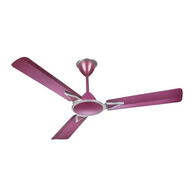 Finolex Widdly 75W 390rpm Metallic Pink Ceiling Fan, Sweep: 1200 mm