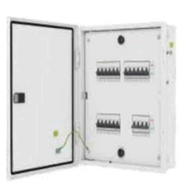 L&T DBTPE00654 6 Way Metal Door Distribution Box