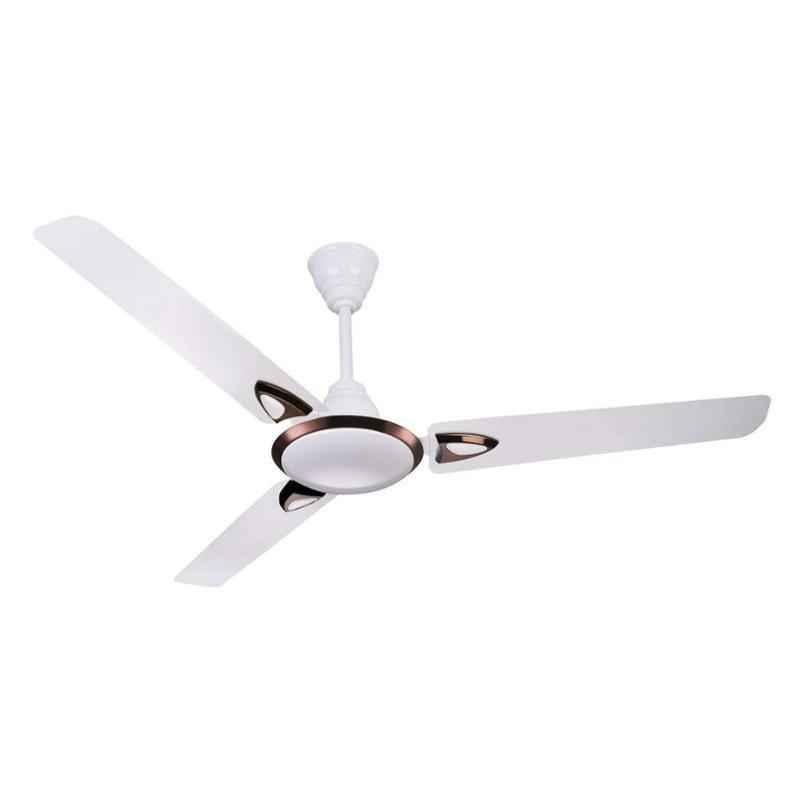 Finolex Krayer 75W 390rpm White Copper Ceiling Fan, Sweep: 1200 mm