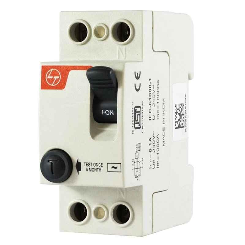 L&T Exora 25A 30mA 2 Pole RCCB, BG202503