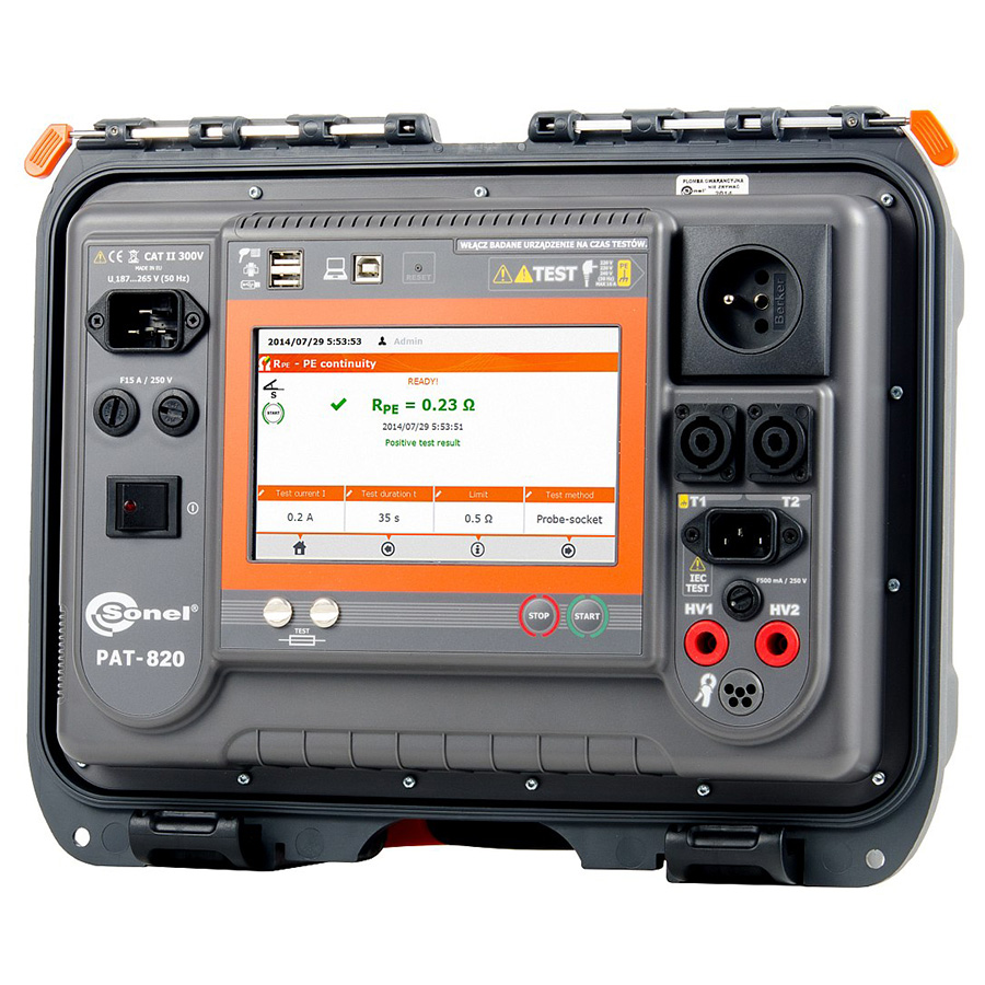 SONEL-PAT-820 Portable Applience Tester