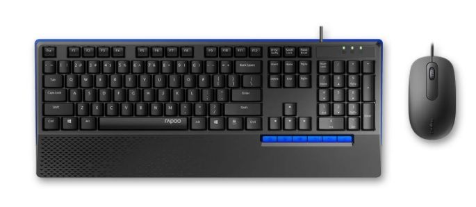 Rapoo - NX2000 Wired Keyboard & Mouse Combo